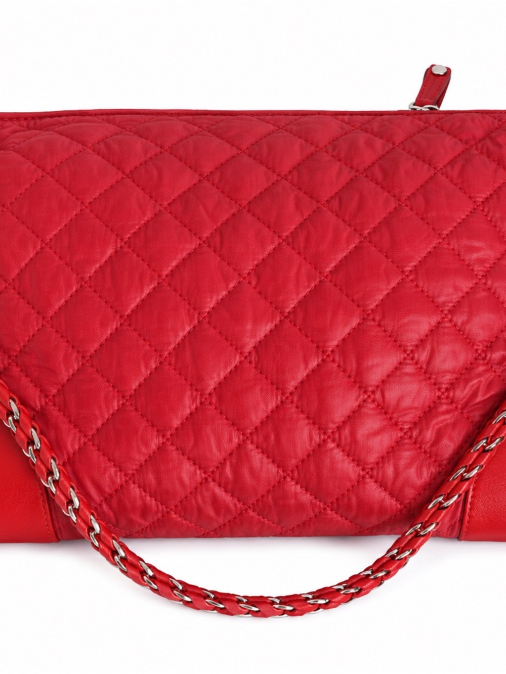 MZ Wallace Quilted Cherry Red Crosby Cross body Bag - Picture 2 of 10